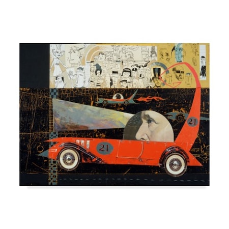 Anthony Freda 'Red Car 21' Canvas Art,14x19